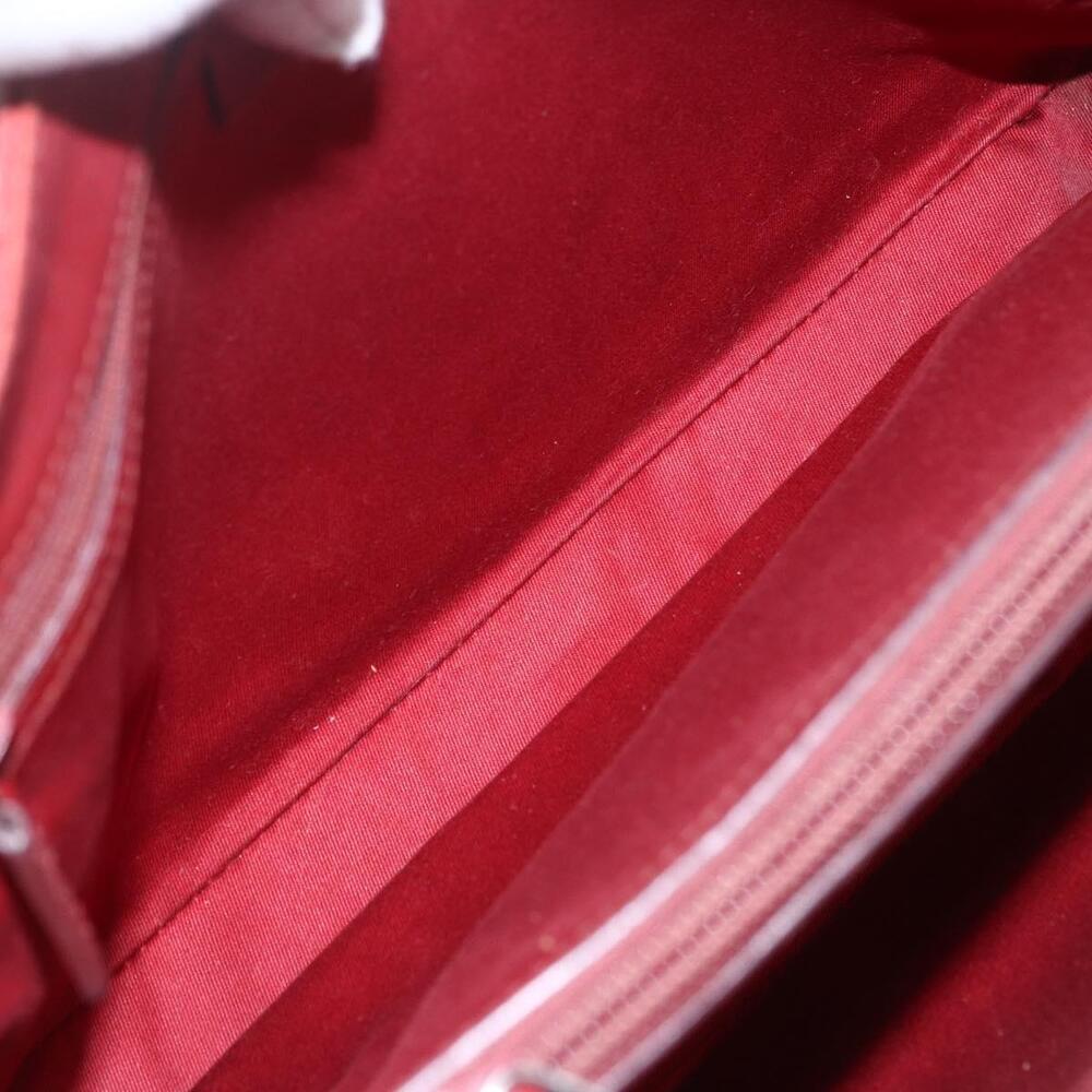 GUCCI GG Canvas Bamboo Hand Bag Red 112526 Auth ep12621 - Picture 11 of 16
